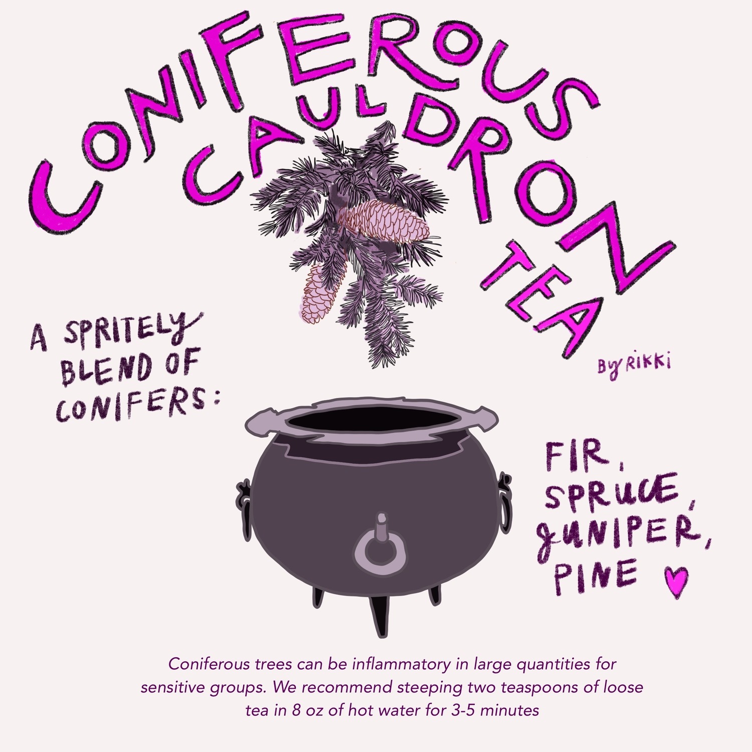 Coniferous Cauldron Tea Blend
